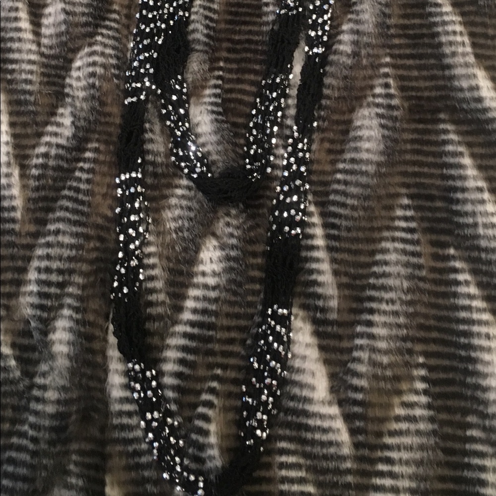 Crochet Beaded Scarf